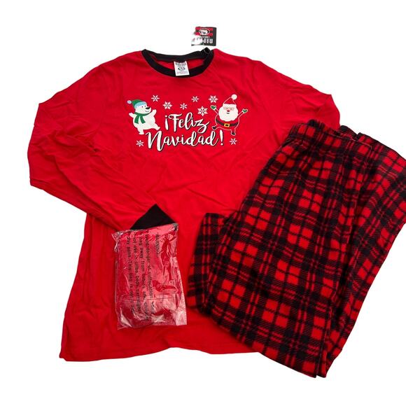 Mad Dog Concepts Men's 3pc Fleece pajama Set with slipper socks size S - Picture 1 of 8